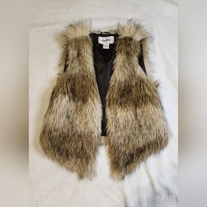 Daytrip‎ for Buckle Faux Fur Vest, Brown, EUC, Size Small
